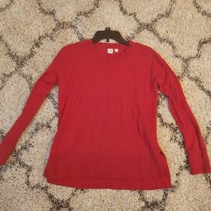 Women's Size small red gap sweater